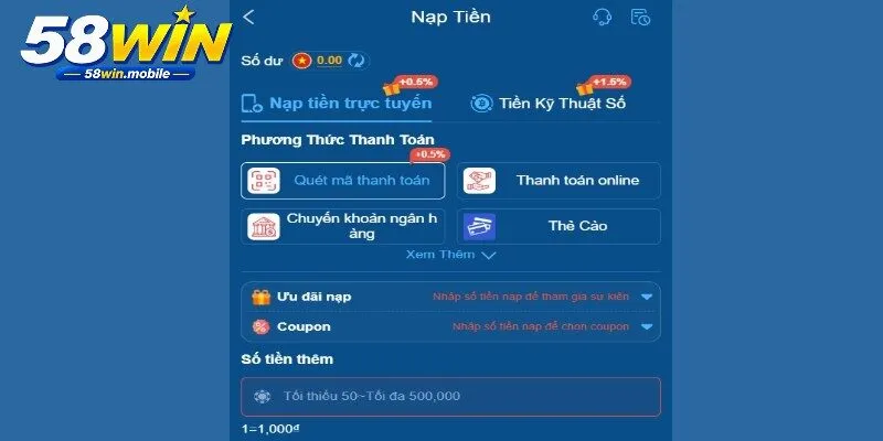 Hệ thống thanh toán hỗ trợ nhiều lựa chọn